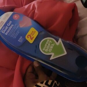 Two pair ladies dual gel insoles